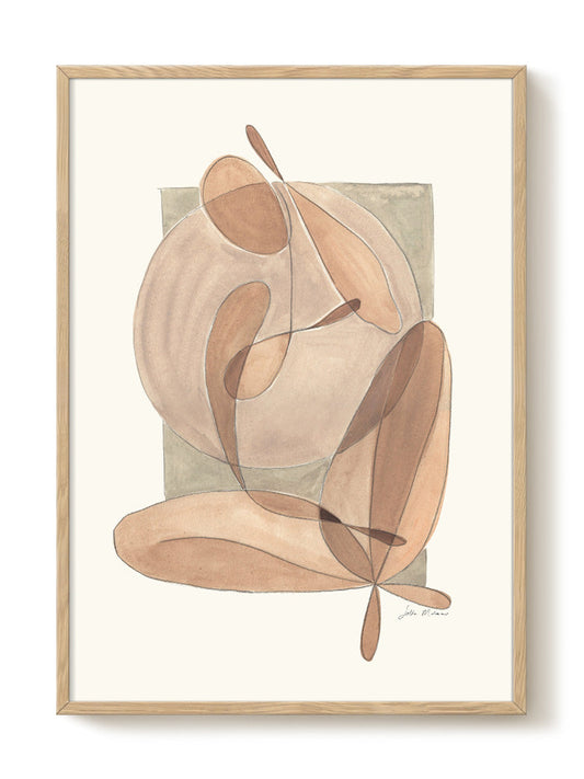 abstract portrait portrait Poster