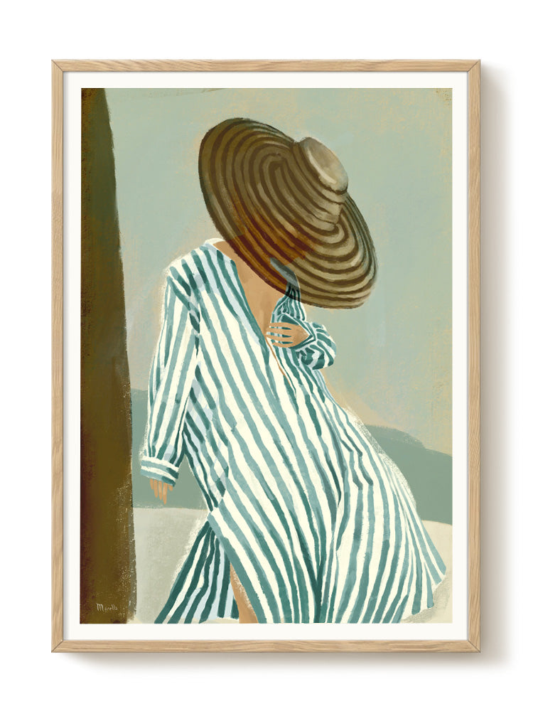 abstract portrait portrait Poster