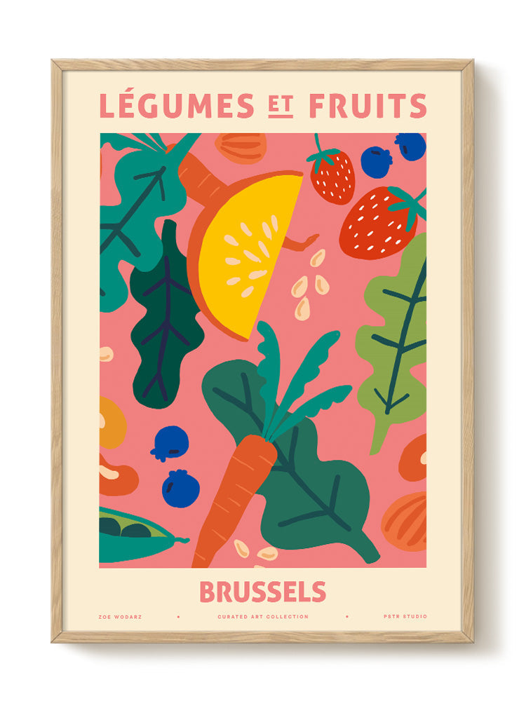 abstract food portrait Poster