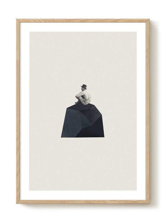 abstract portrait portrait Poster