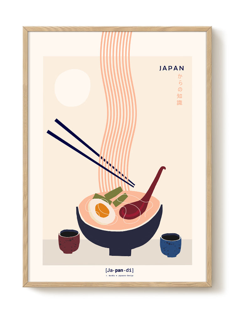minimalist food portrait Poster