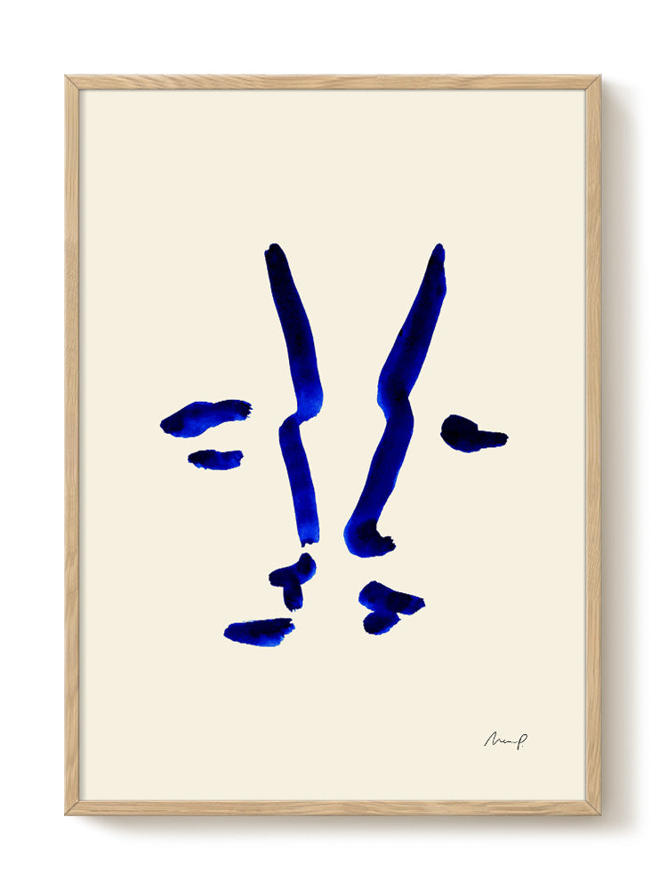 abstract portrait portrait Poster