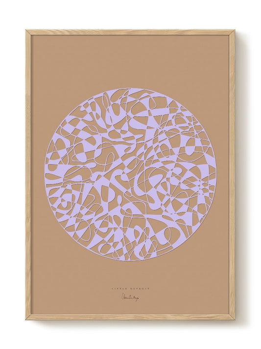 abstract portrait portrait Poster