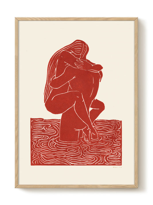 abstract portrait portrait Poster