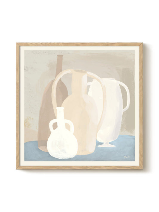 Marco - Clay Pottery – modern wall art print, Falcozi Studio