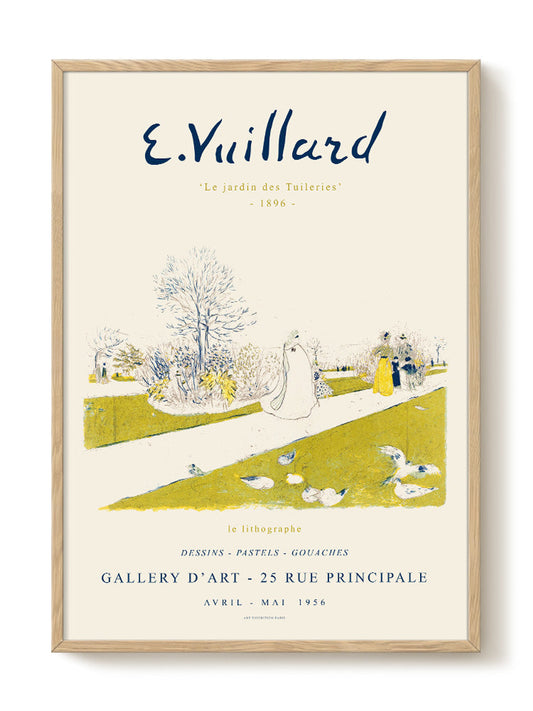 Edouard Vuillard - Jardin – modern wall art print, Falcozi Studio