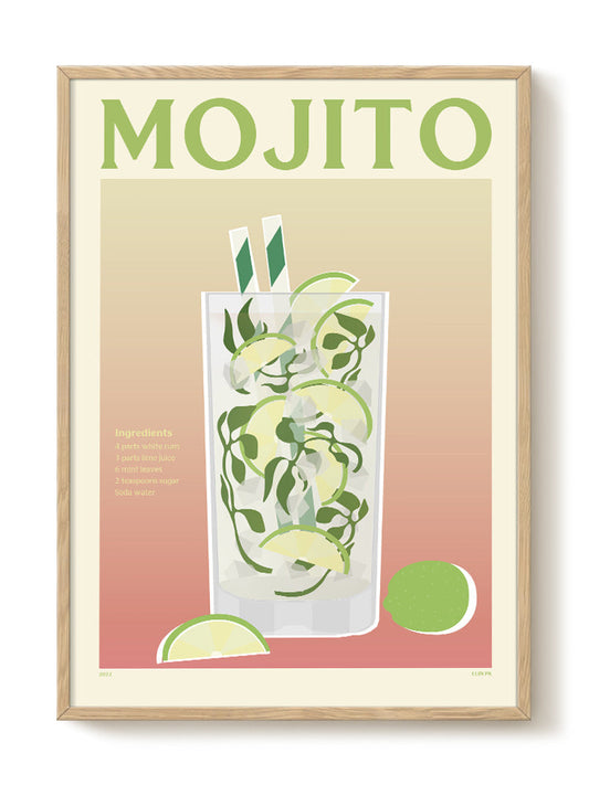 Elin PK - Mojito – modern wall art print, Falcozi Studio