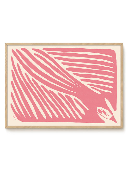 Abstract Birds Print – modern animal wall art, unique design