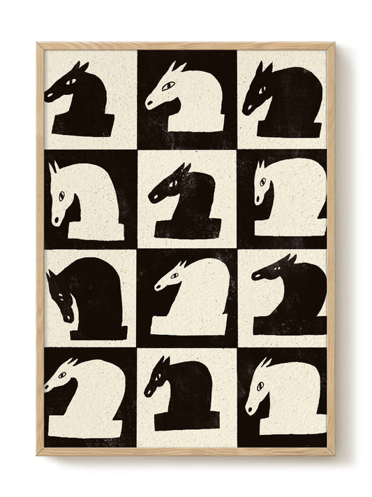 Abstract Birds Print – modern animal wall art, unique design