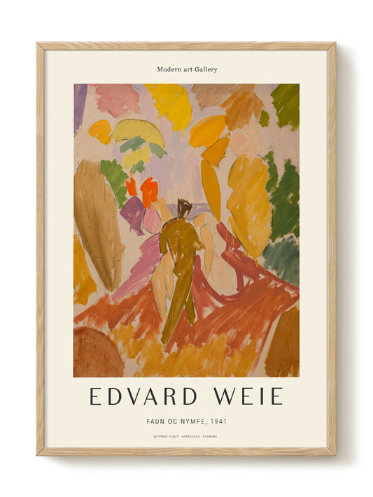 abstract portrait portrait Poster