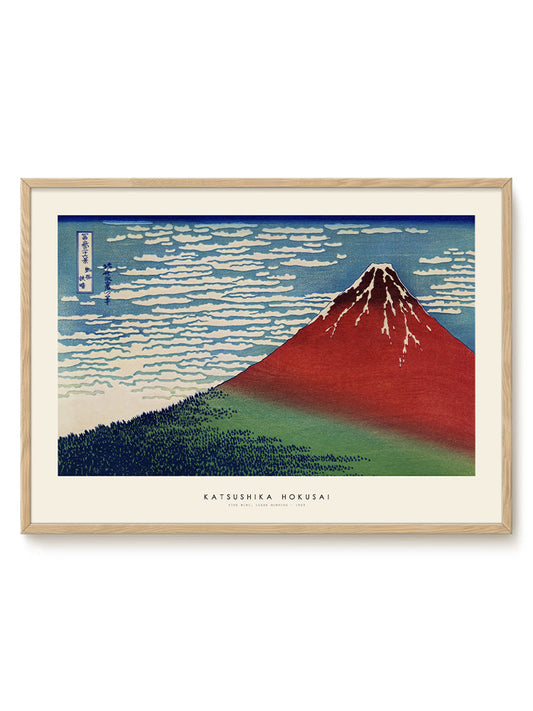Katsushika Hokusai - Fine wind, clear morning – modern wall art print, Falcozi Studio