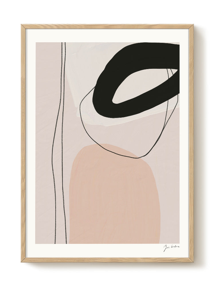 abstract portrait portrait Poster