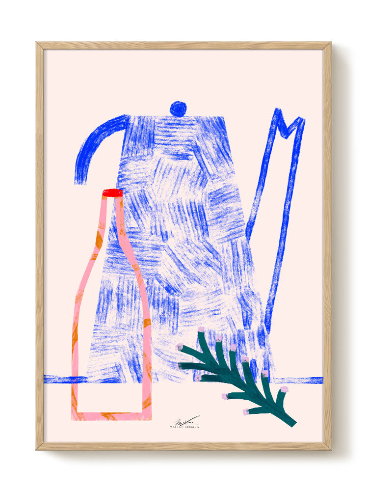 abstract portrait portrait Poster