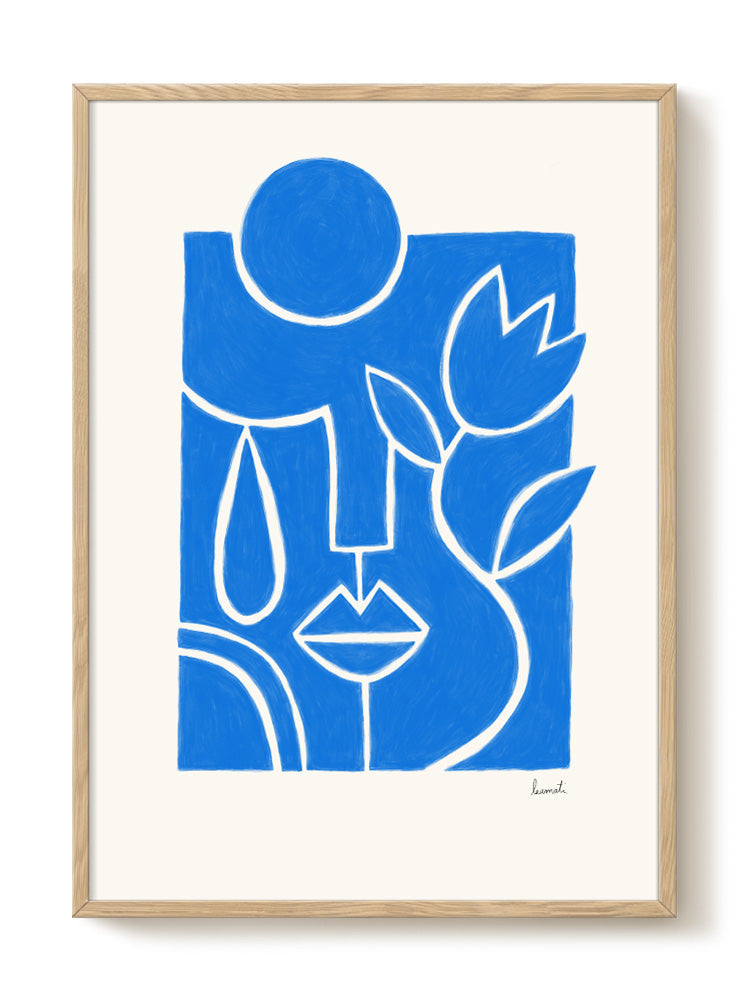 abstract portrait portrait Poster