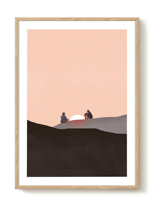 abstract portrait portrait Poster