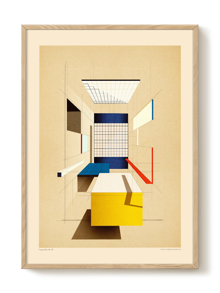 abstract portrait portrait Poster