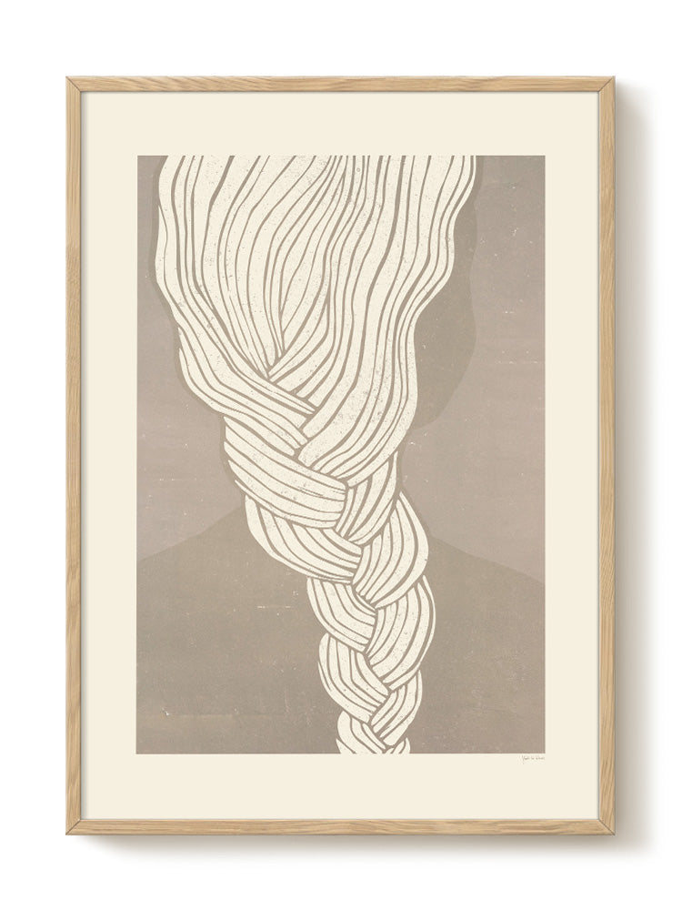 abstract portrait portrait Poster