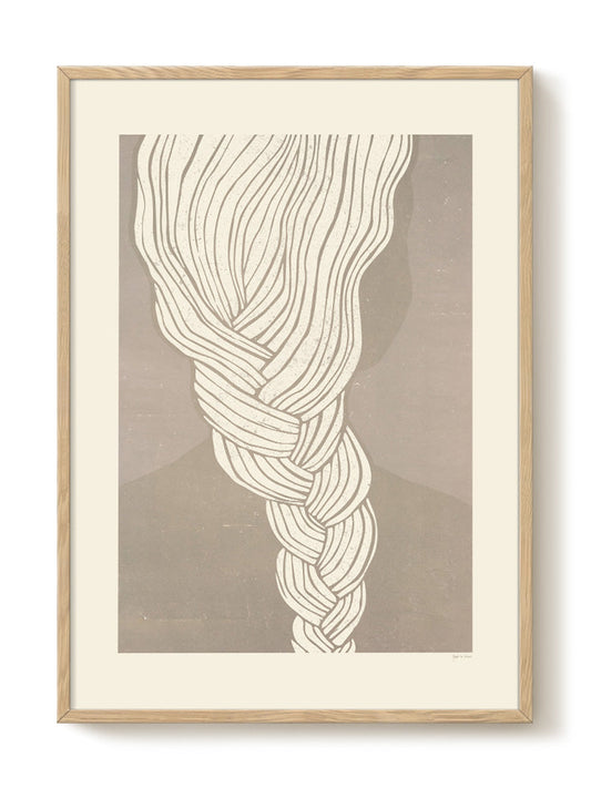 abstract portrait portrait Poster