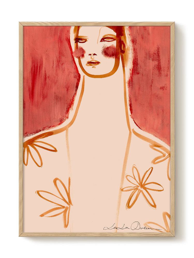 abstract portrait portrait Poster