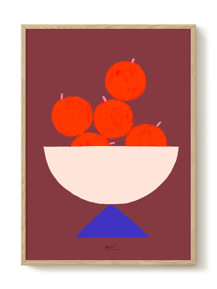 abstract fruit portrait Poster