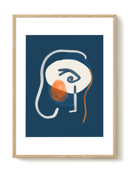 abstract portrait portrait Poster