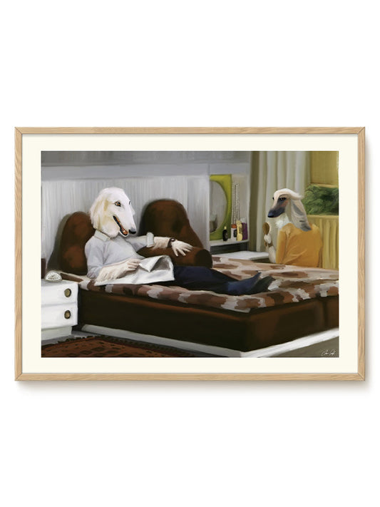 Abstract Birds Print – modern animal wall art, unique design