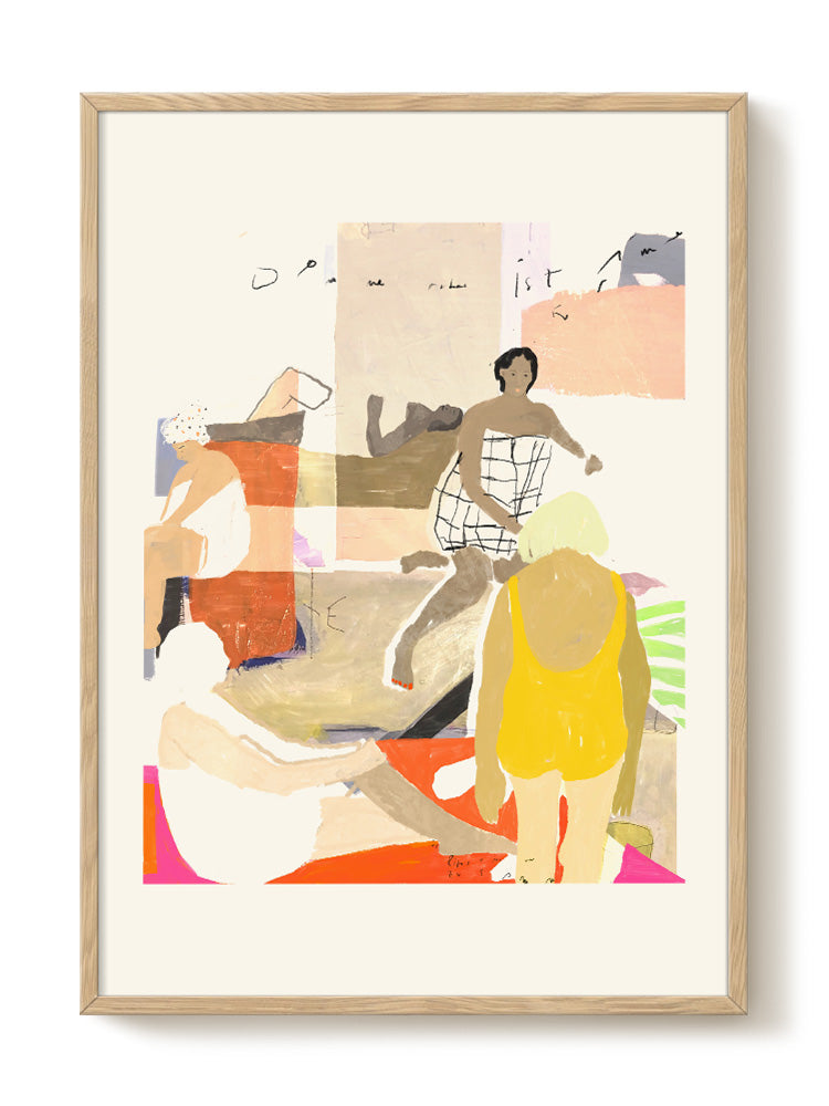 abstract portrait portrait Poster