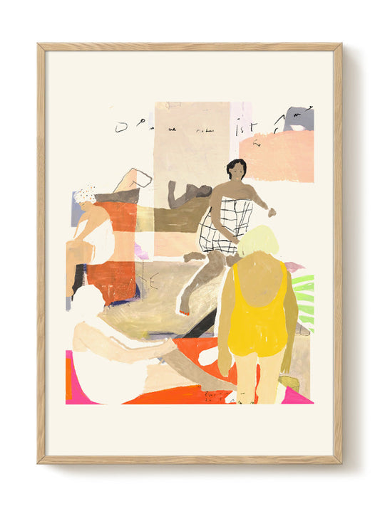 abstract portrait portrait Poster