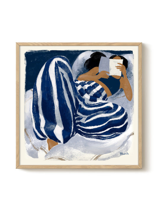 Marco - The Blue Hour – modern wall art print, Falcozi Studio