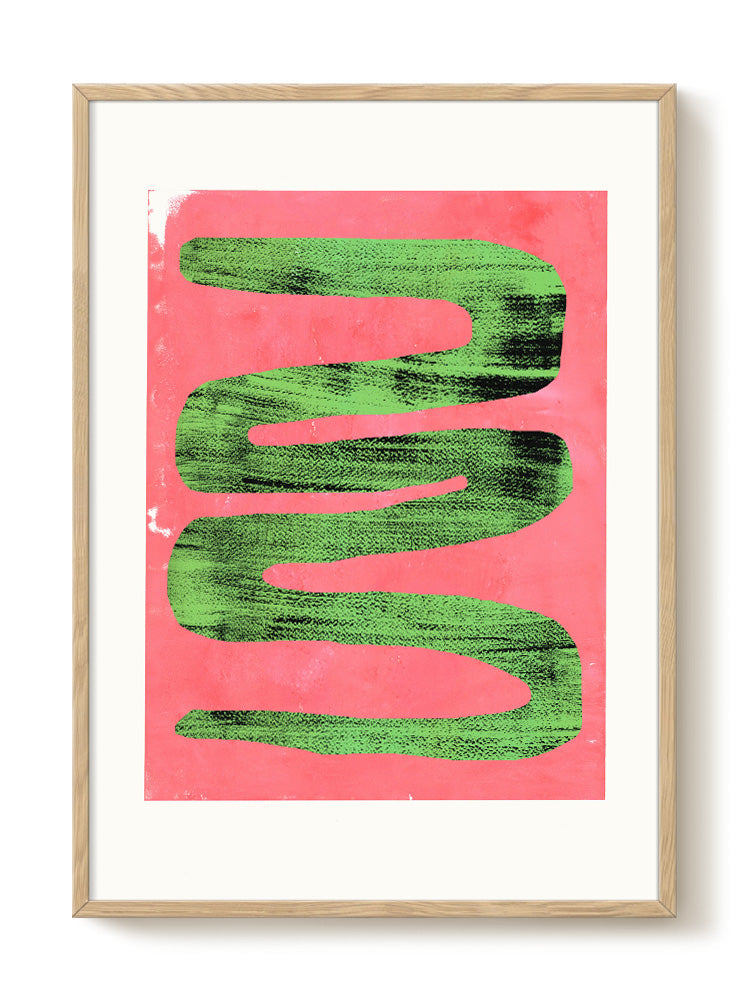 abstract portrait portrait Poster