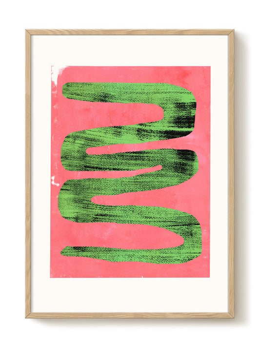 abstract portrait portrait Poster