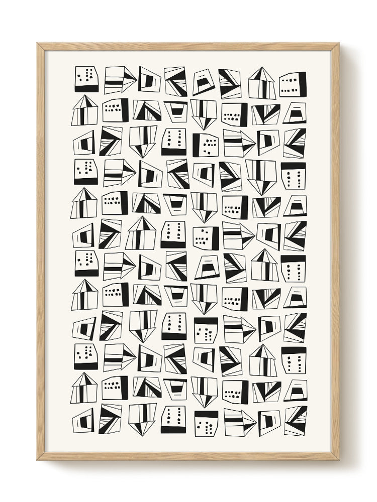 abstract portrait portrait Poster