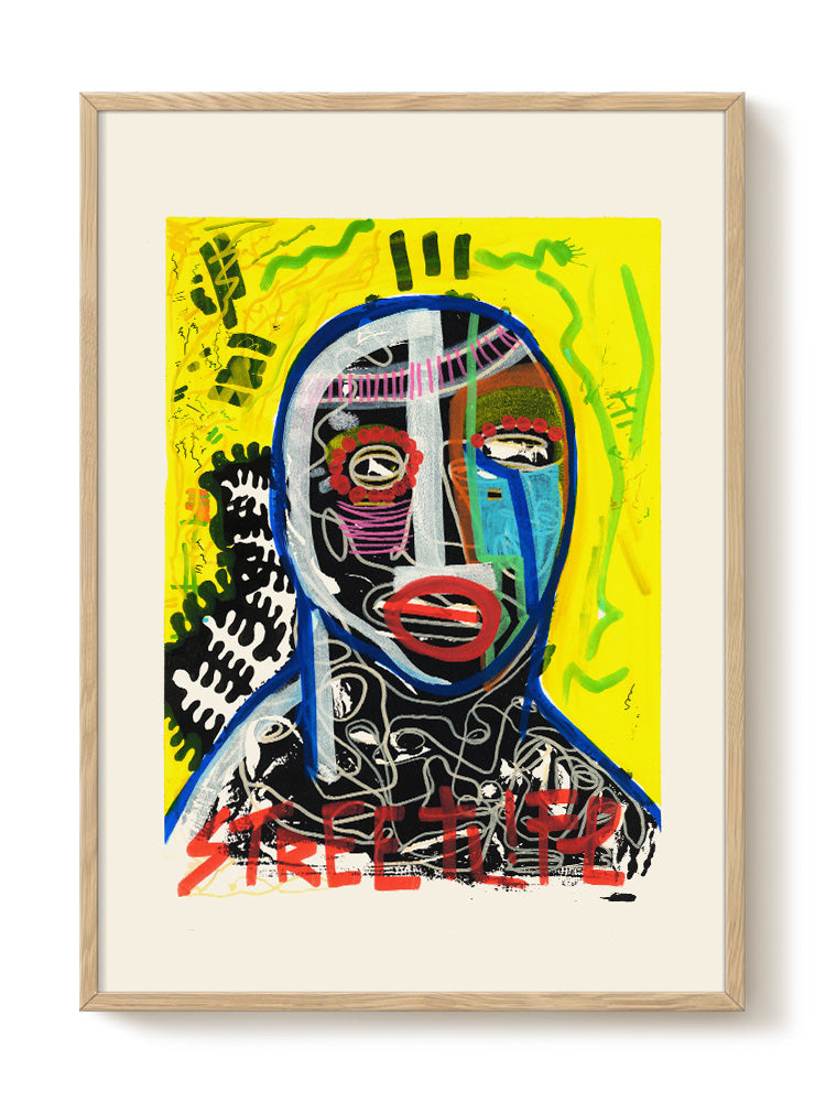 abstract portrait portrait Poster