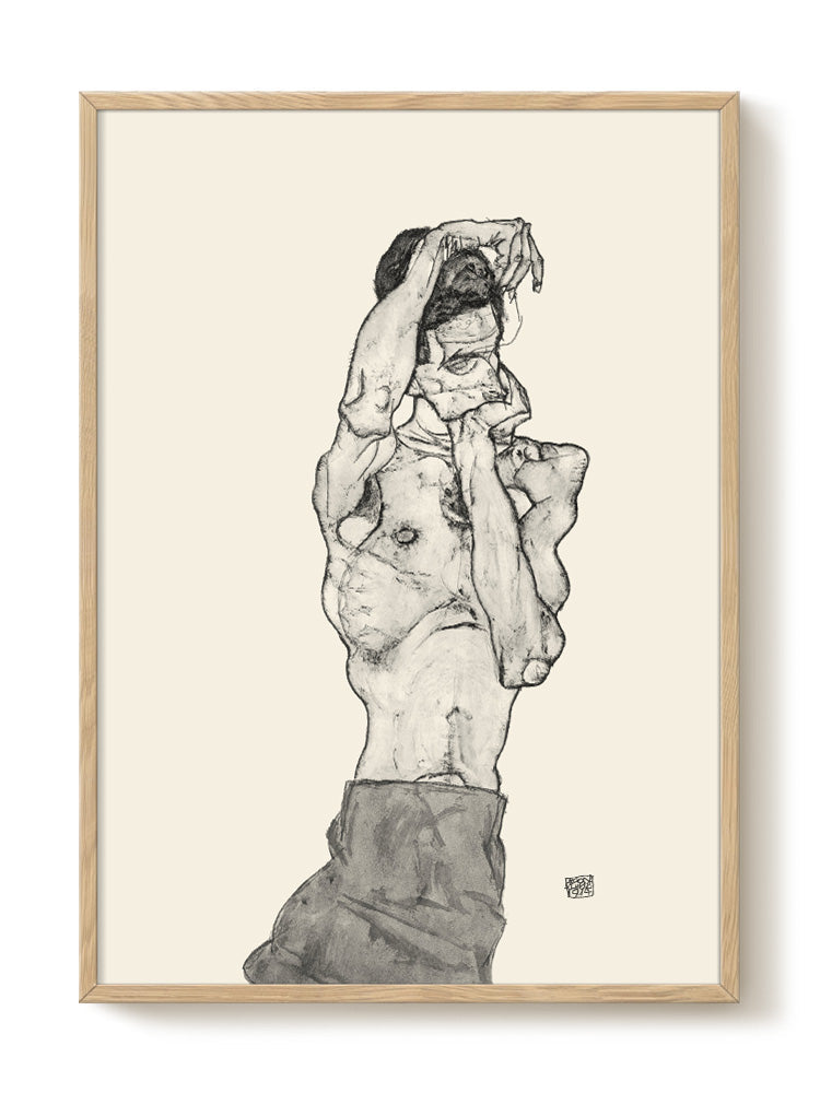 modern portrait portrait Art Print