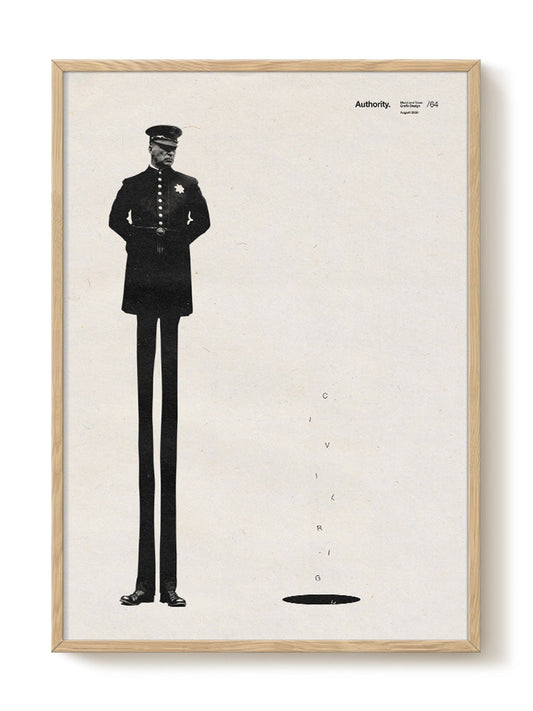 minimalist portrait portrait black Poster