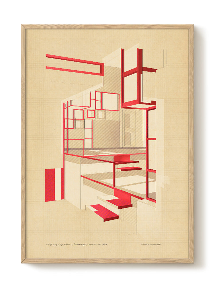 abstract portrait portrait Poster