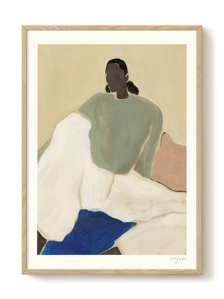 abstract portrait portrait Poster