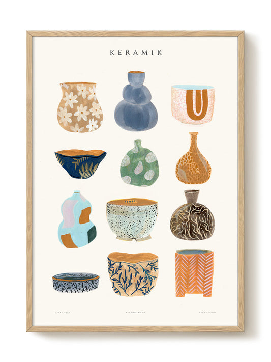 abstract food portrait Poster