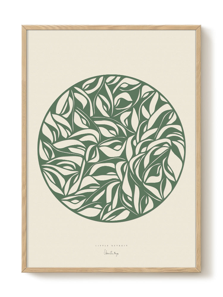 abstract portrait portrait Poster