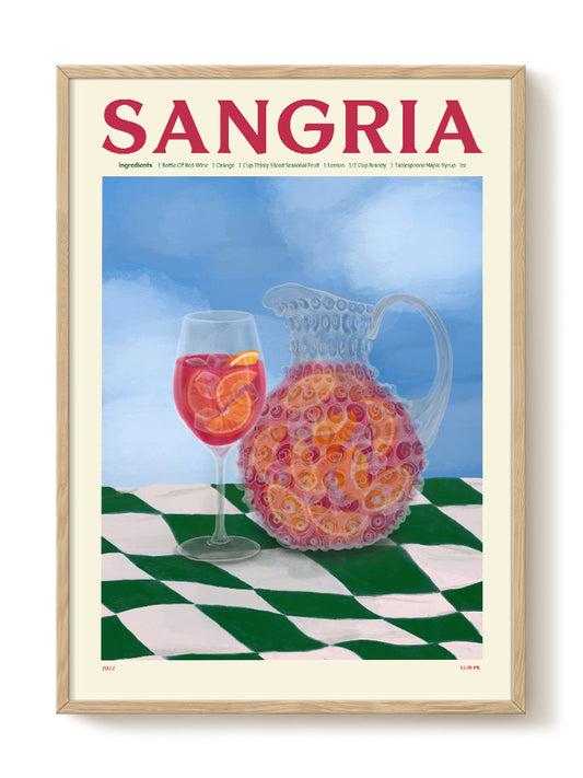Elin PK - Sangria – modern wall art print, Falcozi Studio