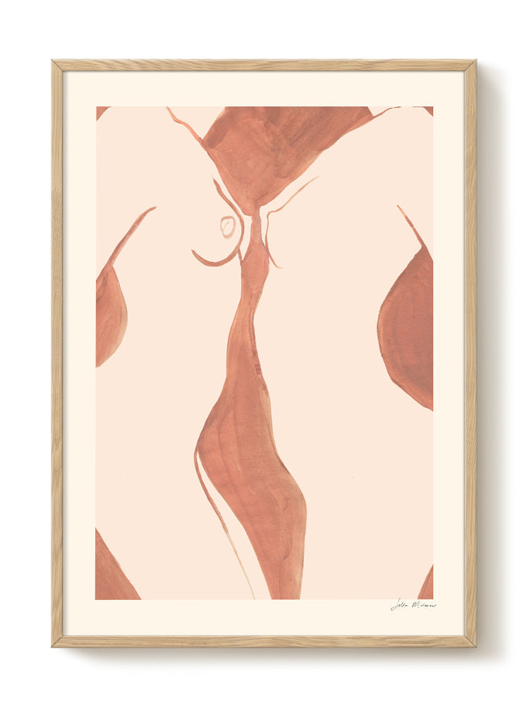 abstract portrait portrait Poster