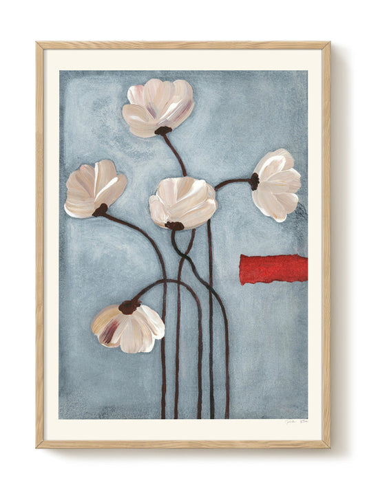 Julita Elbe - Poppies – modern wall art print, Falcozi Studio