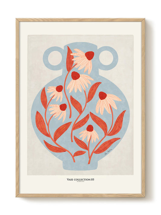 Ana Martínez - Vase collection II – modern wall art print, Falcozi Studio