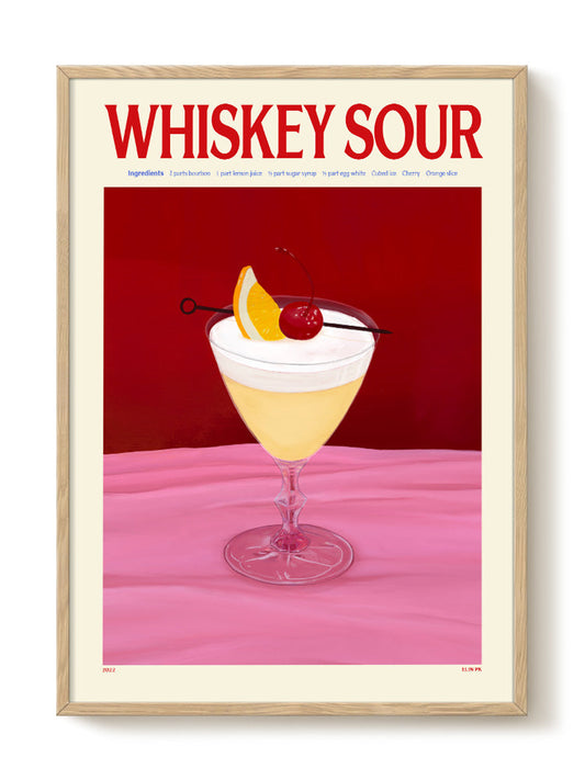 Elin PK - Whiskey Sour – modern wall art print, Falcozi Studio
