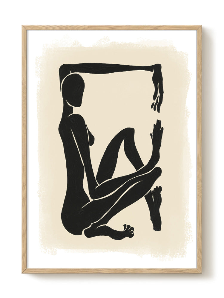 abstract portrait portrait neutral Poster