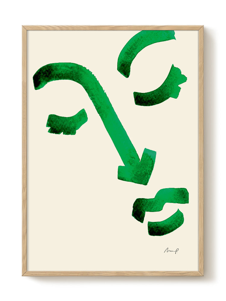 abstract portrait portrait Poster