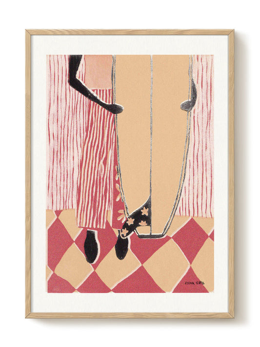 Elena Grib - La Vie em Rose II – modern wall art print, Falcozi Studio