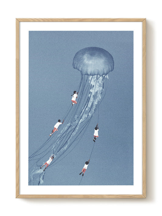 abstract portrait portrait Poster