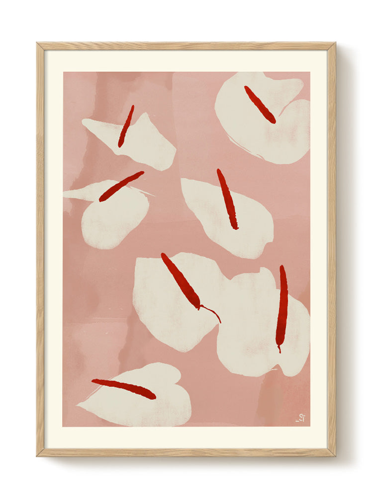 abstract portrait portrait Poster