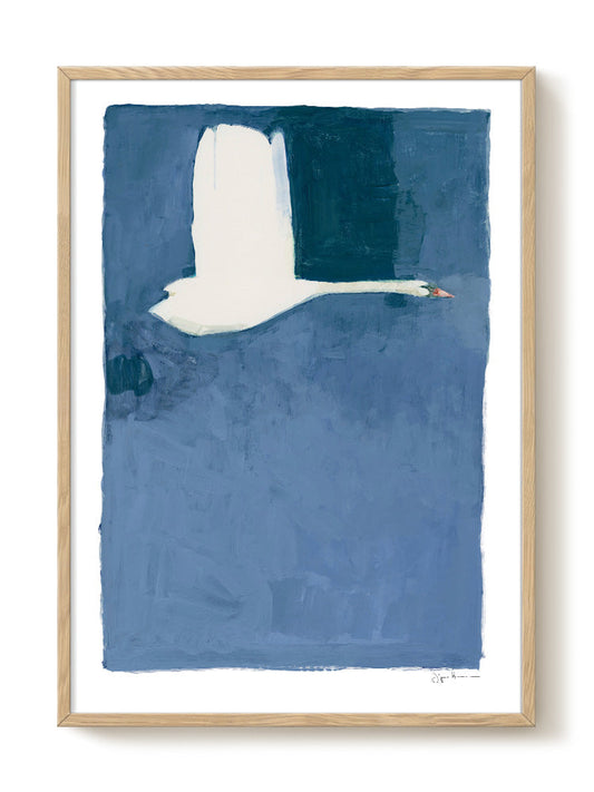 Abstract Birds Print – modern animal wall art, unique design